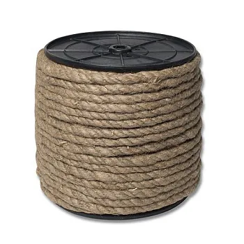 Веревка льняная Л кр.3-прядн.d. 12 мм на кат. 200 мм (100 м)