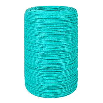 Канат джутовый ДжТТНпр S 4,0 мм (СП) ТУ 8121-001-86647797-2011 бирюзовый