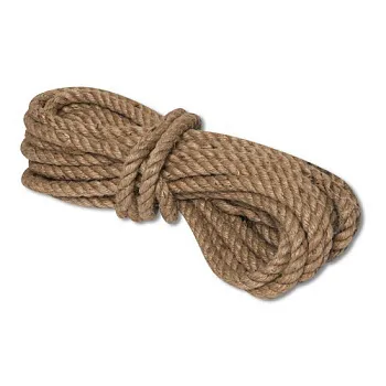 Канат джутовый ДТ тросовой свивки d. 18 мм в отрезках по 15 м