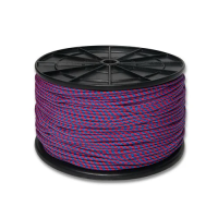 Шнур полипропиленовый ПП комб. 8-прядн.с ПА серд. d. 5 мм цветной на кат. 200 мм